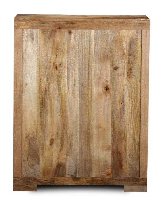 Small Light Mango Wood Bookcase