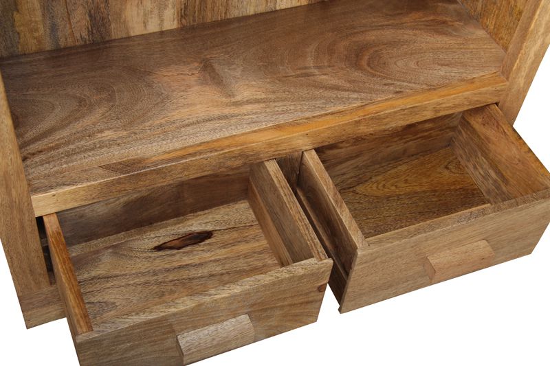 Small Light Mango Wood Bookcase