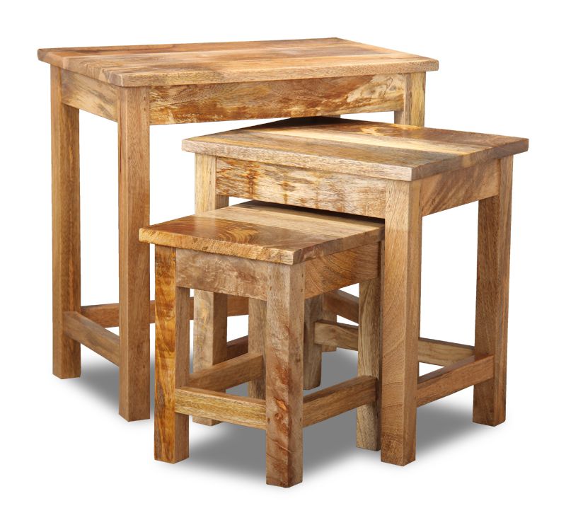 Light Mango Wood Small Nest