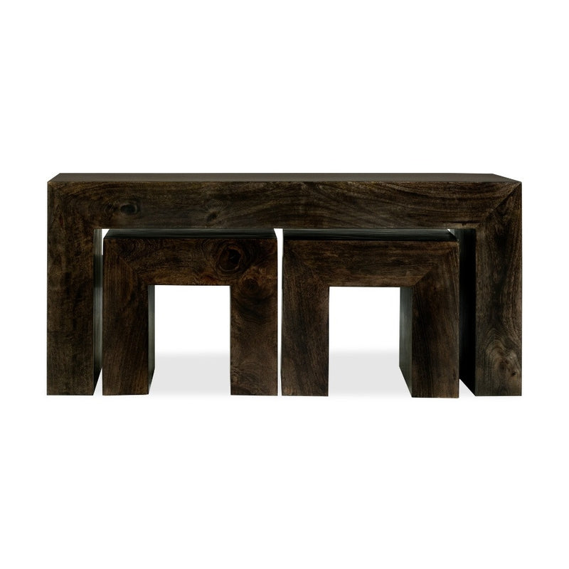 Mango Wood Walnut 100cm Long John