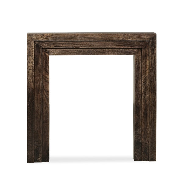 Mango Wood Walnut 118cm Fire Surround