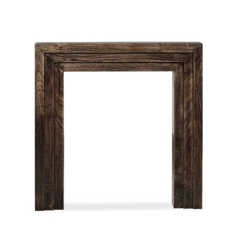 Mango Wood Walnut 118cm Fire Surround