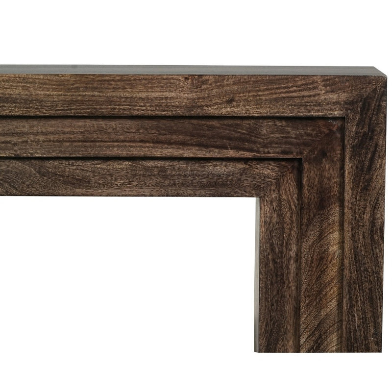 Mango Wood Walnut 118cm Fire Surround