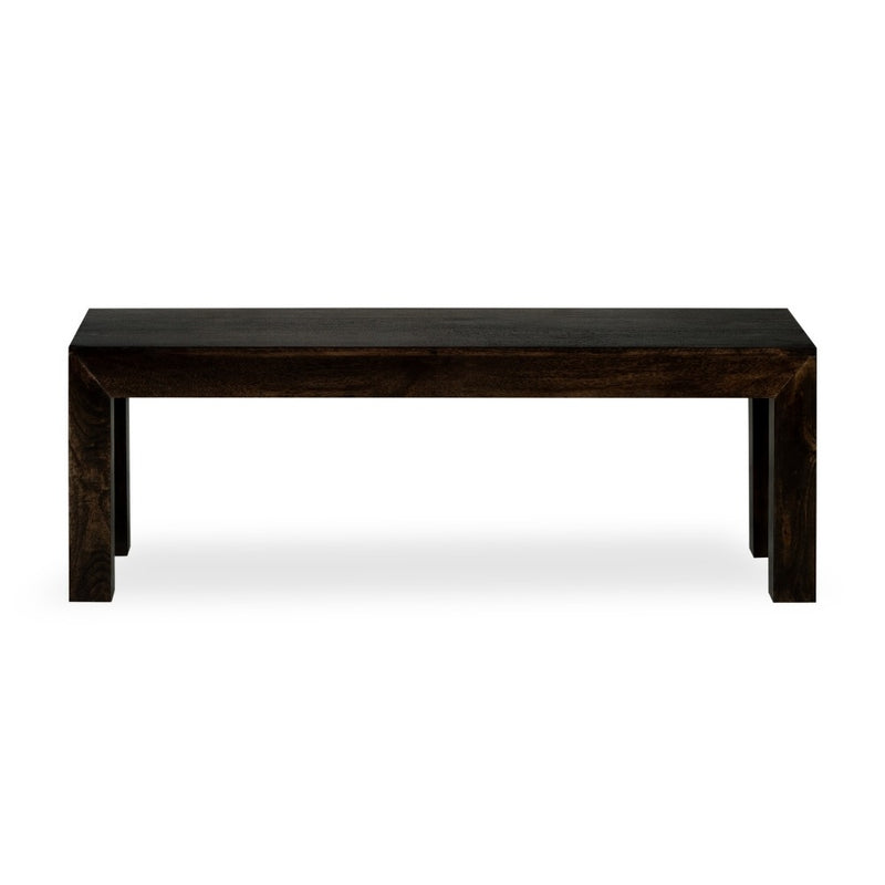 Mango Wood Walnut 130cm Bench
