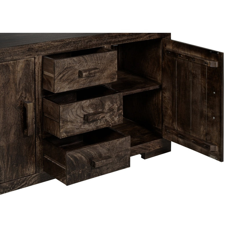 Mango Wood Walnut 134cm Sideboard - Due 7th September