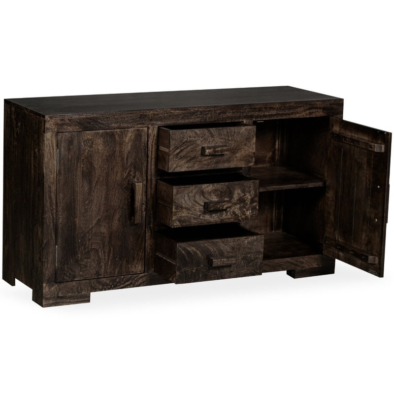 Mango Wood Walnut 134cm Sideboard - Due 7th September