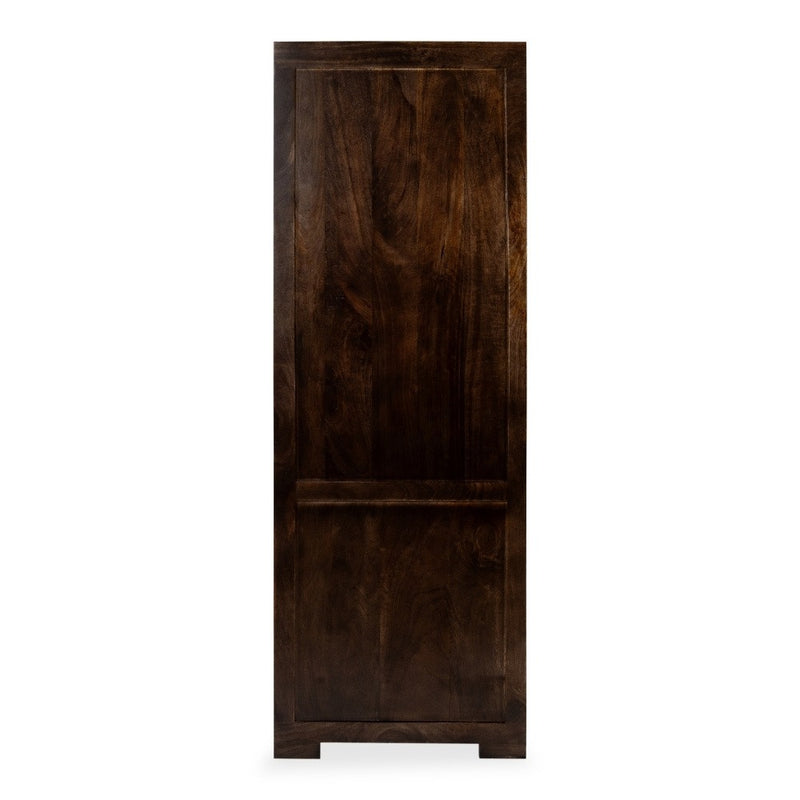 Mango Wood Walnut 59cm Display Cabinet