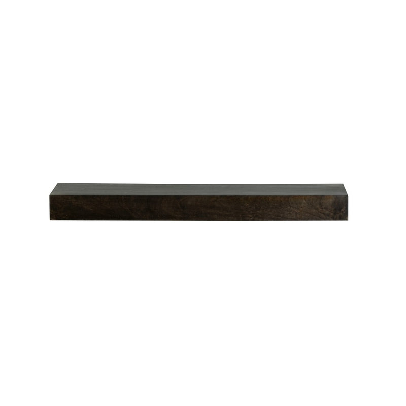 Mango Wood Walnut 80cm Floating Shelf 