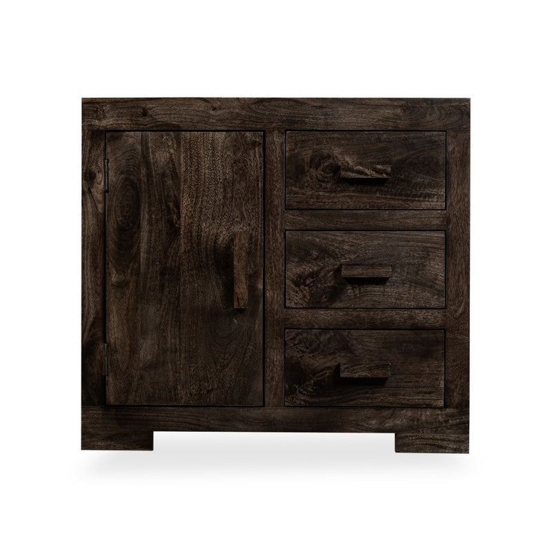 Mango Wood Walnut 80cm Sideboard - Due 23rd September