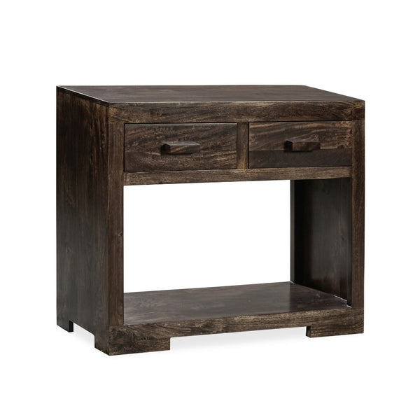 Mango Wood Walnut 90cm Console Table