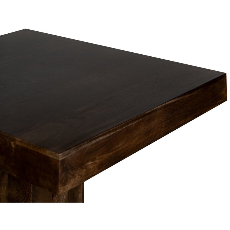 Mango Wood Walnut 90cm Cube Dining Table - Due 23rd September