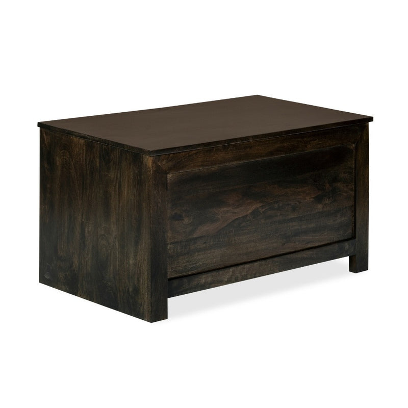Mango Wood Walnut 92cm Blanket Box 