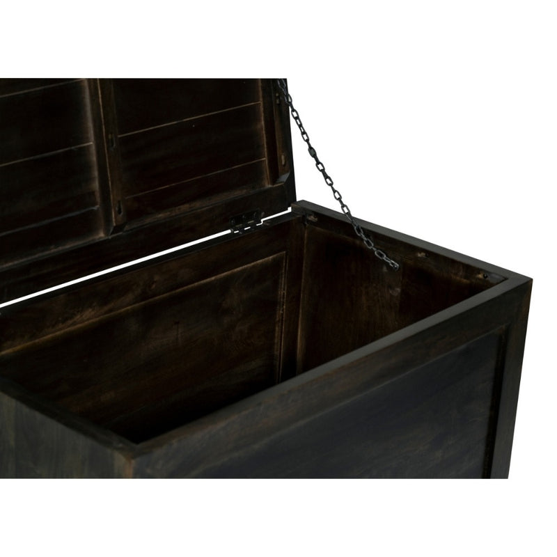Mango Wood Walnut 92cm Blanket Box 