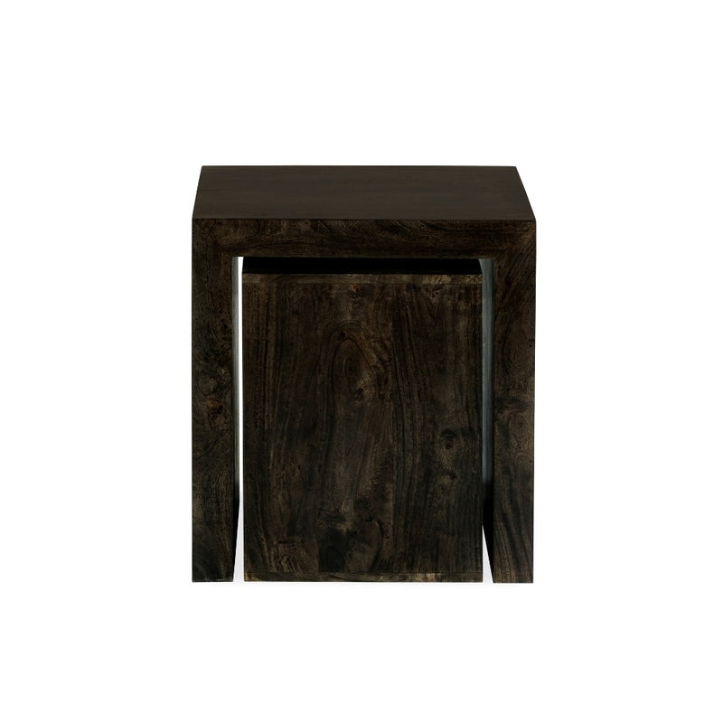 Mango Wood Walnut Cube Nest