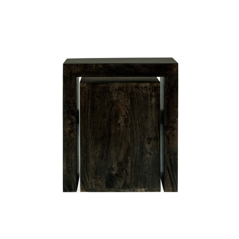 Mango Wood Walnut Cube Nest