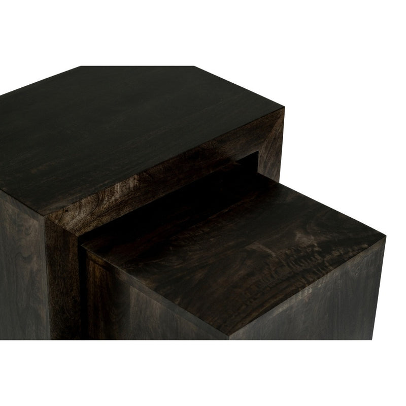 Mango Wood Walnut Cube Nest