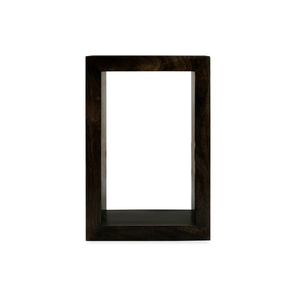 Mango Wood Walnut Rectangular Cube