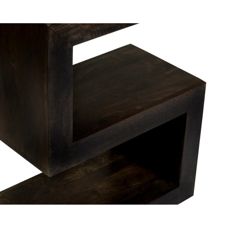 Mango Wood Walnut Side Table (S)