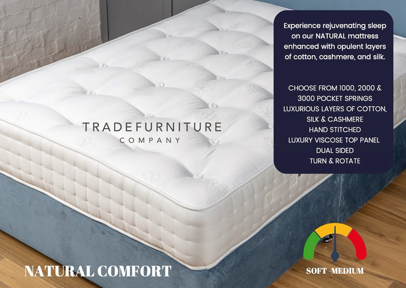 Natural Comfort Mattress (4 Sizes)