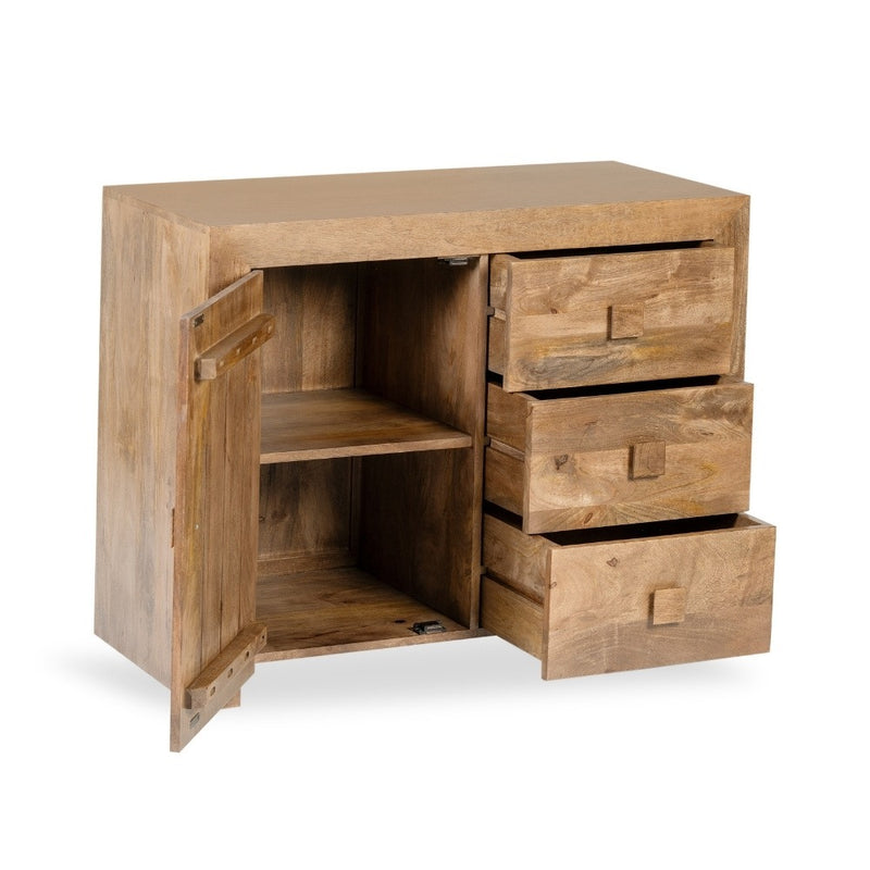 Oak Dakota Mango Wood 96cm Sideboard
