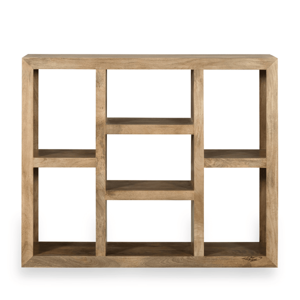Oak Stain Dakota 131cm Multi Shelf