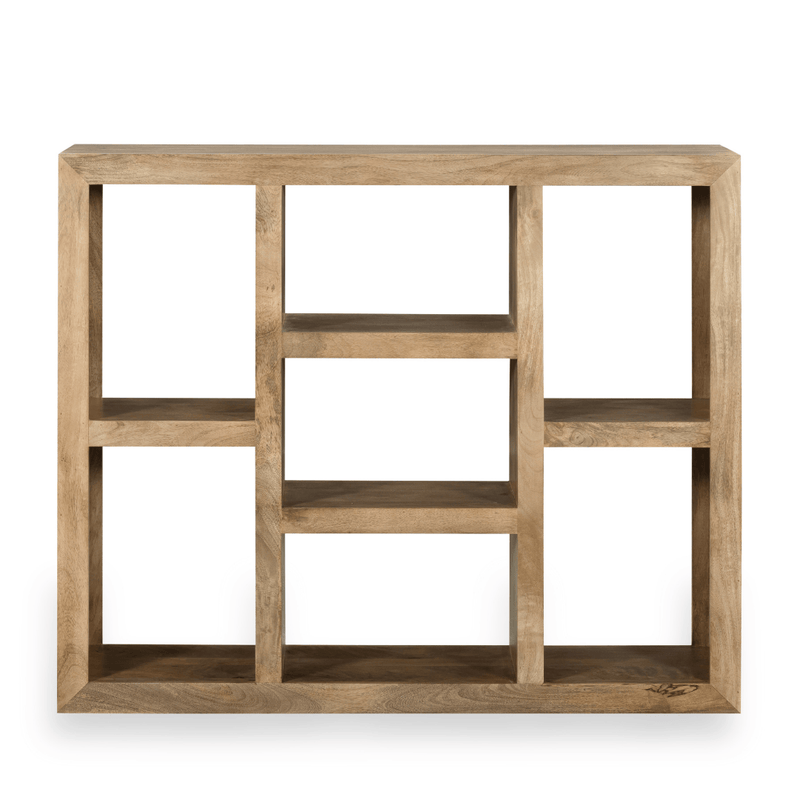 Oak Stain Dakota 131cm Multi Shelf