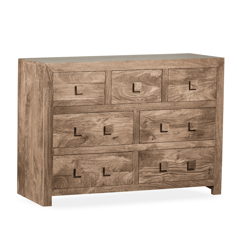 Oak Stain Dakota 135cm Drawers