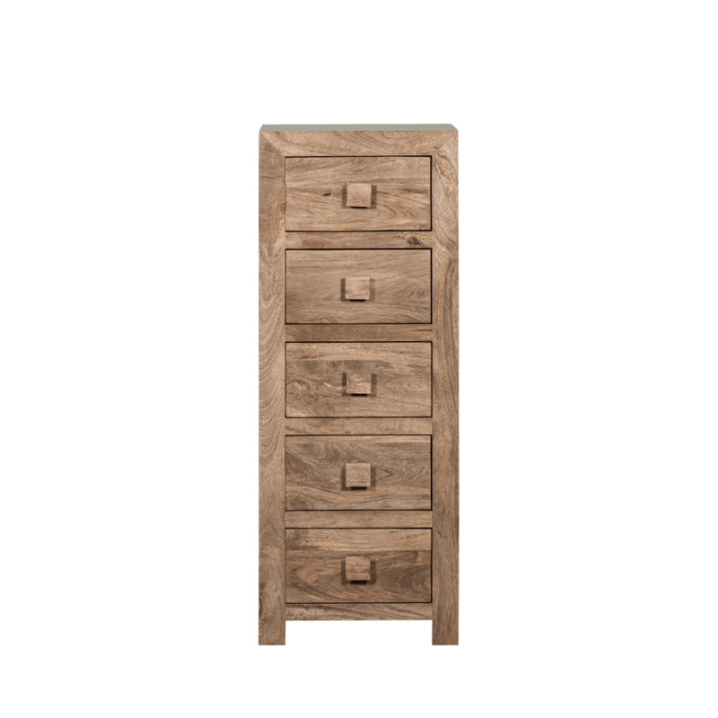 Oak Stain Dakota 46cm Tall Chest