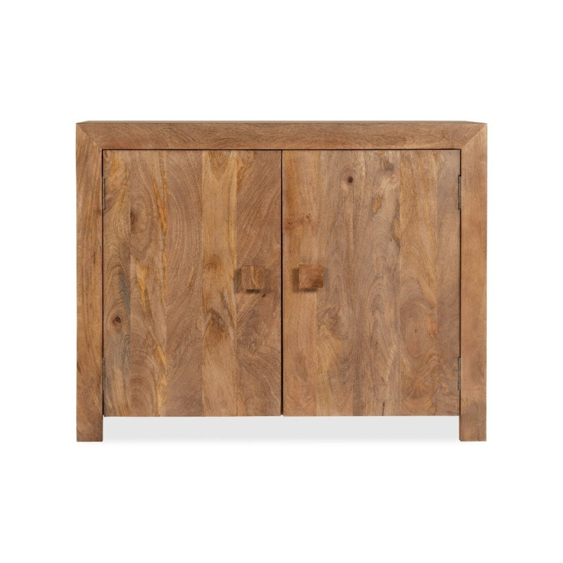 Oak Stain Dakota Mango Wood 96cm 2 Door Sideboard 