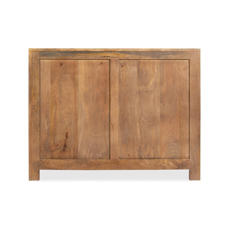 Oak Stain Dakota Mango Wood 96cm 2 Door Sideboard 