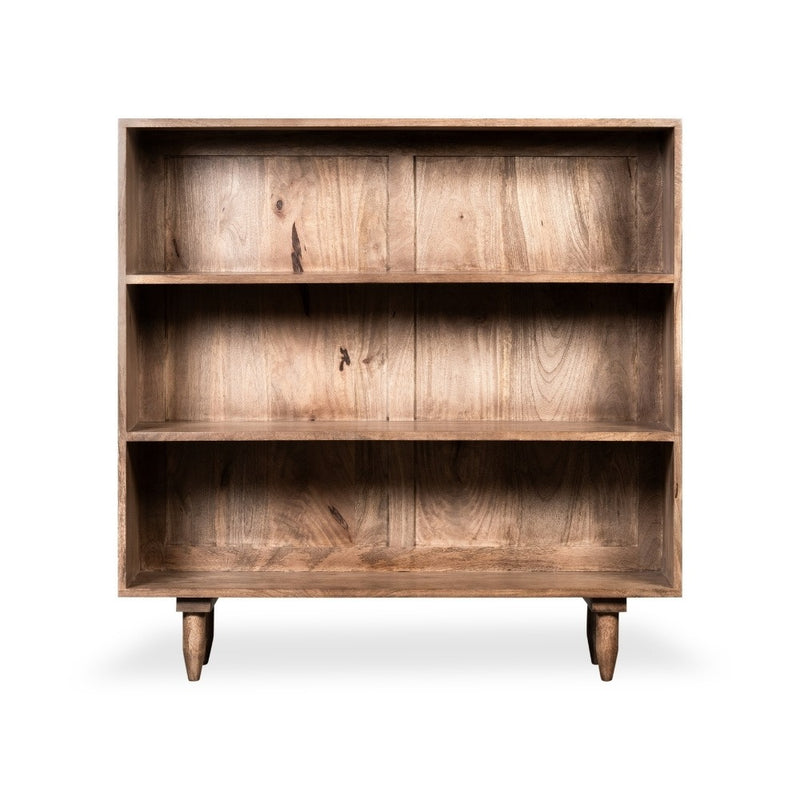 Oak Stain Scandi Mango 100cm Bookcase - In Stock