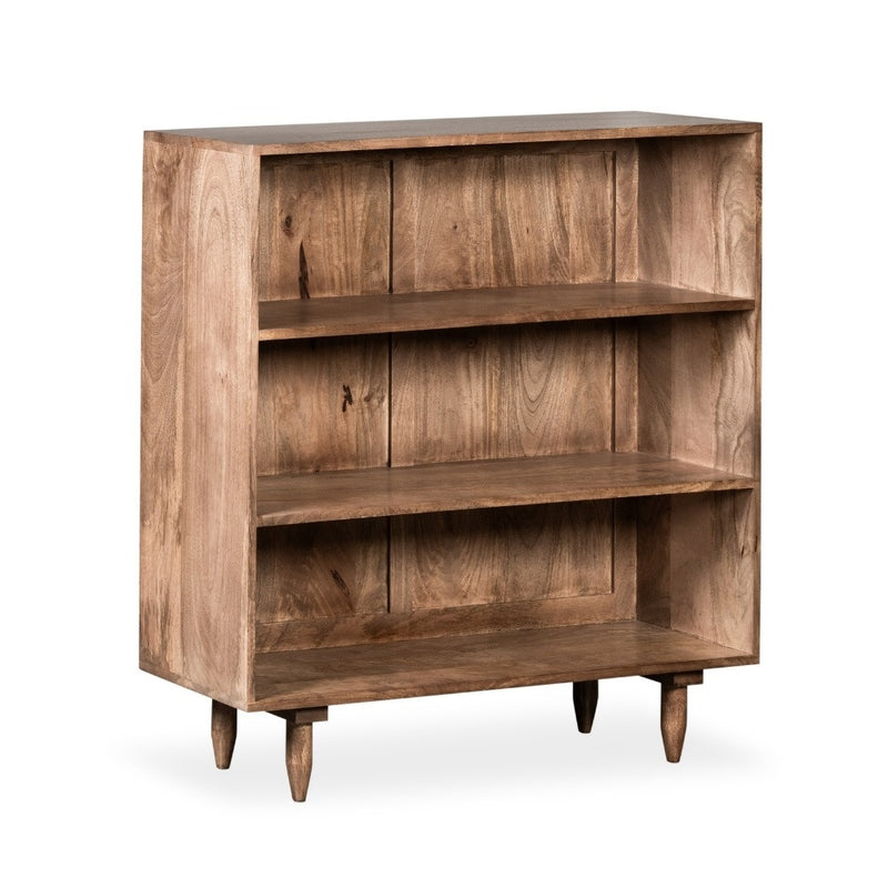 Oak Stain Scandi Mango 100cm Bookcase - In Stock