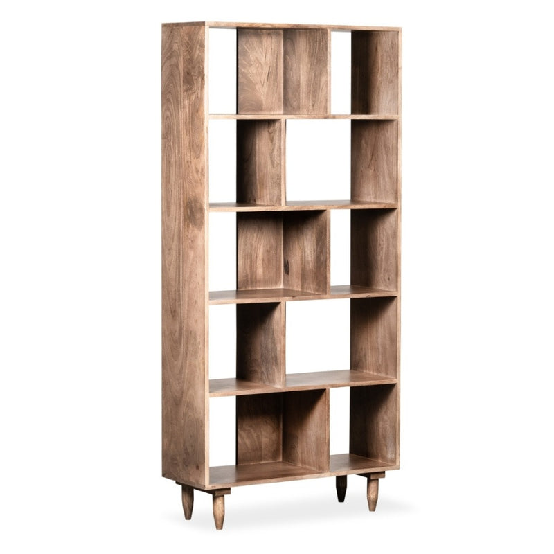 Oak Stain Scandi Mango 80cm Bookcase - In Stock