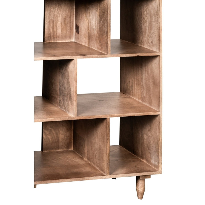 Oak Stain Scandi Mango 80cm Bookcase - In Stock