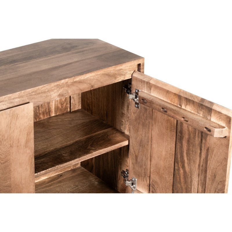 Oak Stain Scandi Mango 85cm Sideboard - In Stock