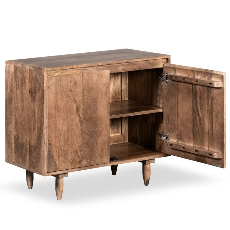 Oak Stain Scandi Mango 85cm Sideboard - In Stock