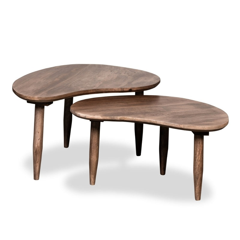 Oak Stain Scandi Mango Kidney Bean Coffee Table