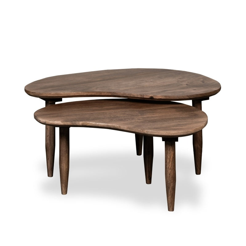Oak Stain Scandi Mango Kidney Bean Coffee Table