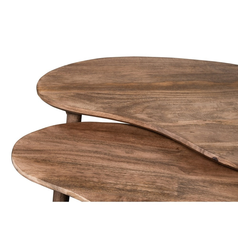 Oak Stain Scandi Mango Kidney Bean Coffee Table