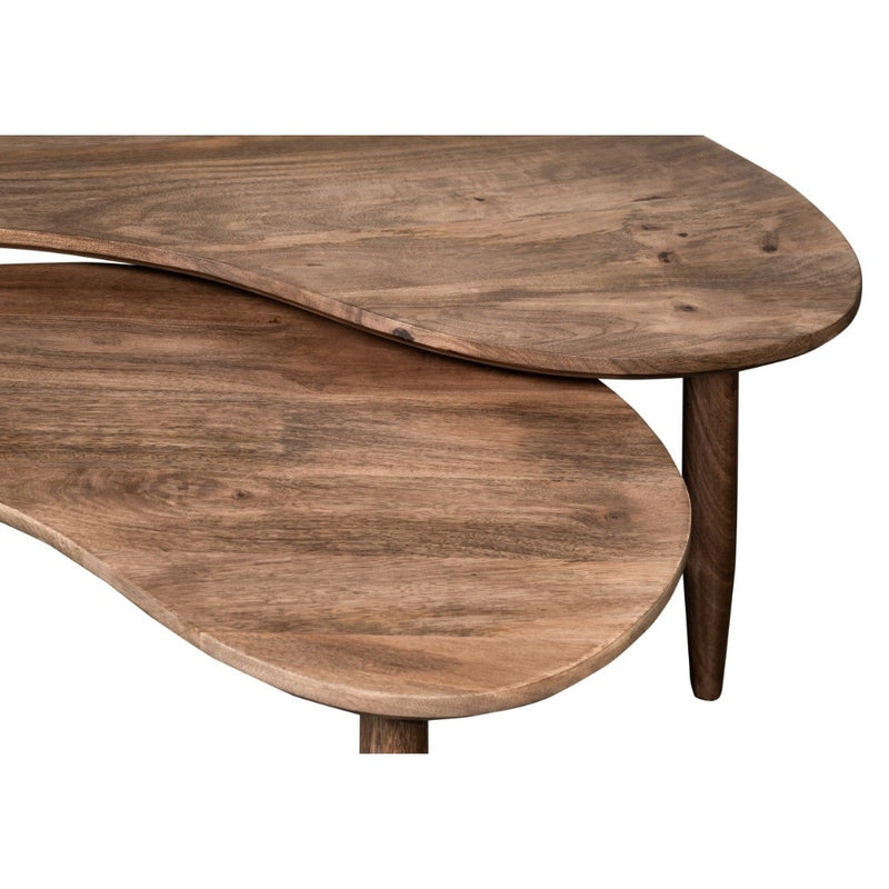 Oak Stain Scandi Mango Kidney Bean Coffee Table