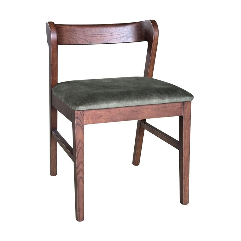 Oslo Green Velvet Dining Chair