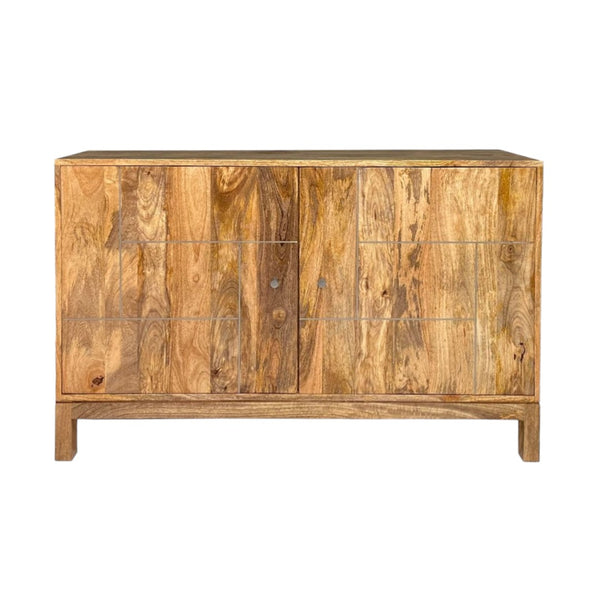 Inset Light Mango Slim Sideboard