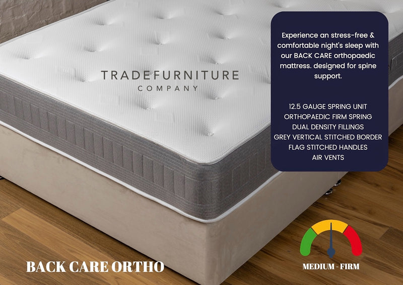Back Care Orthopaedic Mattress (4 Sizes)
