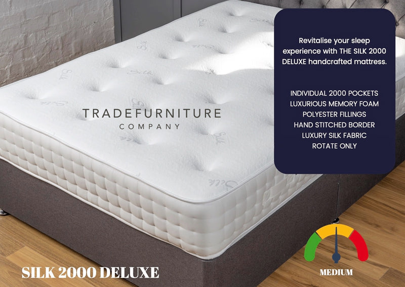 Silk 2000 Deluxe Mattress (4 Sizes)
