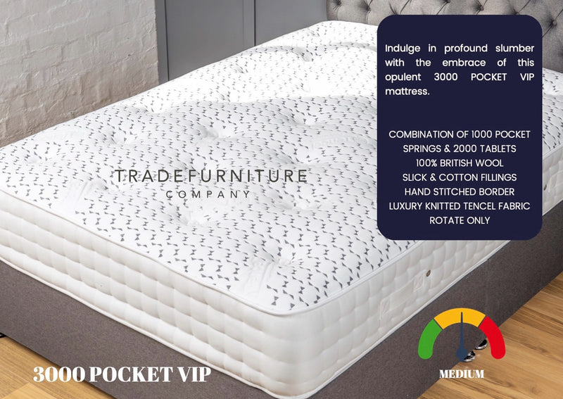 3000 Pocket VIP Mattress (4 Sizes)