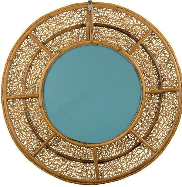 Rattan Mirror