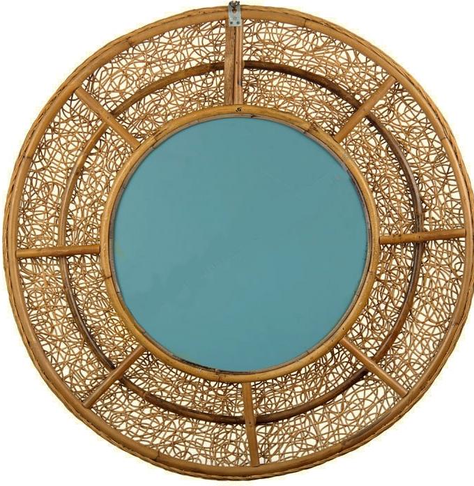 Rattan Mirror