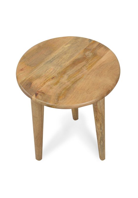 Light Retro Chic Side Table - In Stock