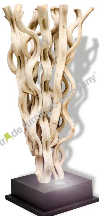 Reclaimed Teak Vine Lamp