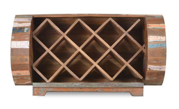 Recycled Retro Wine Rack